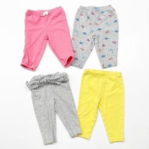 Carter's 4 piece baby girls leggings